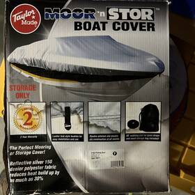 70311 Taylor Made Moor N Stor Boat Cover - V Hull 14 -16