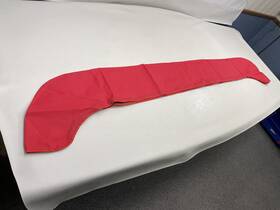 80186 Taylor Made Red Universal Bimini Boot 86 Inch X 9 1/2 Marine Boat