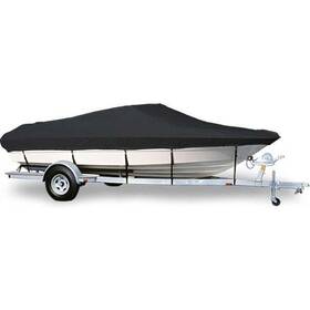 871160r Taylor Made V Hull Fishing Cover Without Hood 15ft5 Inch -16ft4 X 75 Black Boat
