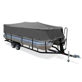 880590g Taylor Made Trailerite Pontoon Boat O/b Cover Hot Shot Gray