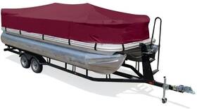 88090oy Taylor Made Pontoon Boat With Outboard Cover Cranberry 26ft1 Inch - 28ft0 Cl X 102 B
