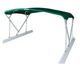 88142 Taylor Made Pontoon Bimini Top 8ft X 10ft 1.25 Inch Polyester Green #88142