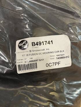 B491741 Taylor Made Starweld Fusion 18dc Black Mooring Cover / Tarp Years 2018-2023