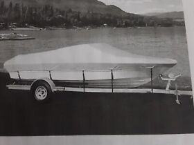 68239ug Taylor Made Boat Cover 03-05 Tracker 18 Tundra Wt Minnkota Ptm Ob Gray 2535