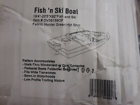 Ov39159of Taylor Made Fish And Ski Boat Cover With Motor 19foot4 -20foot5 X 92 Green 2510