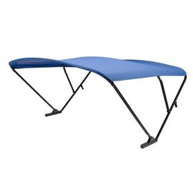 T4v-2020000309 Taylor Made 92-102 Inch Width Blue Canvas Black Anodized Frame Boat Bimini Top With Storage Boot