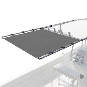T4v-2021026257 Taylor Made 5ftx51 Inch Gray Polyester Electric Boat T-top Shade Extension