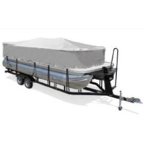T4v-70193 Taylor Made Pontoon Boat Style Gray Polyester Cover For 22-24ft Boats