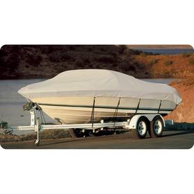 T4v-70204 Taylor Made V-hull Bass Boat Style Gray Polyester Cover For 16-19ft Boats