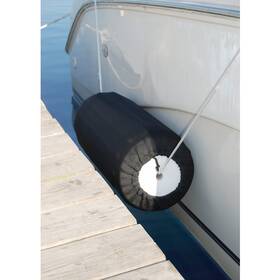 T4v-9205r Taylor Made Single 8-8.5 Inch Diameter X 20-27 Length Black Polyester Boat Fender Cover