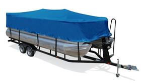 26011ob Taylormade Trailerite Semi-custom Full Pontoon Boat Cover Pacific Blue Open Box