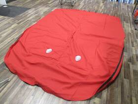 28906003251 Taylormade Jockey Red Canvas Cockpit Cover For Chaparral Boats 186 Ssi
