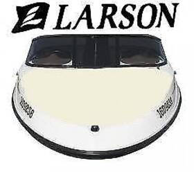 309542021bc Taylormade / Larson #309542021bc Boat Sei 174 Factory Oem Bow Cover #0882636 Oyster Sunbrella