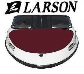 409131021 Taylormade / Larson #409131021 Boat Canvas Lxi Sei 226 Factory Bow Cover #08828645 Burgundy Sunbrella