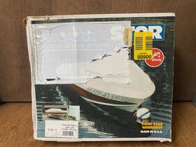 70103 Tayor Made Taylor Moor N Stor Boat Cover Size 3 V-hull Tri-hull 14ft-16ft