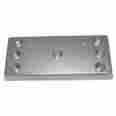 Tec-30al Tecnoseal Hull Plate Anode Alum 6-1 8 X2-5 X5