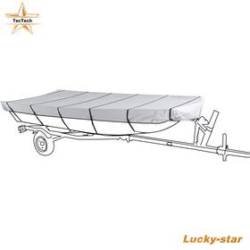Luc3426749 Tectech 1pcs For Jon Boat Grey 210d Cover 14ft 70inch Water Proof Trailerable