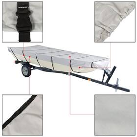 One4240836 Tectech 1 14ft Jon Boat Cover Water Proof Trailerable For Gray 600d