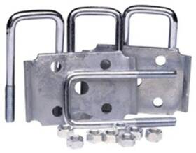 81185 Tiedown Engineering Trailer Axle Tie Plate Kit 2 Inch Sq Galvanized Marine Lc