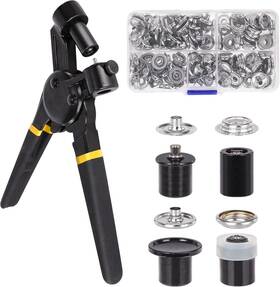 S-001 Titoe Canvas Snap Kit Heavy Duty Fastener Tool Adjustable Orange