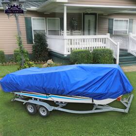 Tg30330 Topgears 17-19 Ft Waterproof Trailerable V-hull Boat Cover Heavy Duty Fabric Storage New