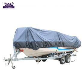 Tg46260 Topgears High Quality Grey V-hull Waterproof Heavy Duty Bass Draggable Boat Cover Usa