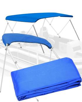 Topsall 762716238756 4 Bow Bimini Top Canvas Replacement Tops For Boats Durable Ma