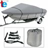 Tr42052 Turitrade Waterproof Heavy Duty Boat Cover Trailerable Fishing Ski Bass