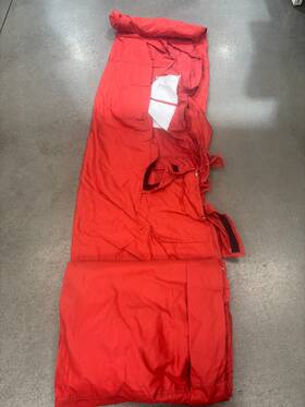 Tracker 174879 2015 Bass Buggy 18 Full Mooring Cover Red With Snaps For Single Console