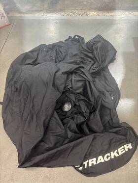Tracker 184455 2016 Bass Buggy 18 Black Mooring Cover For Single Console No Snaps