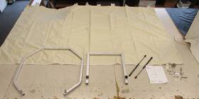 323139 Tracker / Misty Harbor Changing Room Frame And Right Curtain Kit Boat