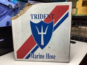 146-1126 Trident Marine Hose General Purpose 50 Tubbing White Ribbed Boat Rv