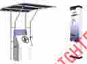 Ttop-080-1blue Unbranded Blue Standard Boat T Top T-top Center Console Aluminium Tube