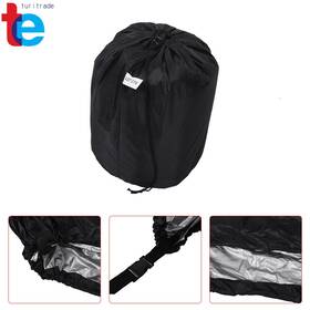 Tr25034 Turitrade Black Boat Cover V-hull Runabouts 11-13ft Waterproof Fishing Trailerable