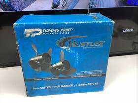 73431730 Turning Point Propeller Hustler 40 140hp 13.25x17 Black Boat Marine New