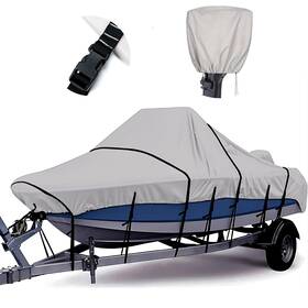 Tuszom 788440064997 True 900d 100% Waterproof Center Console Boat Cover With Motor