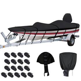Sg00023n Tuszom Custom Fit Bass Boat Cover With Motor True 900d Solutiondyed Tracker
