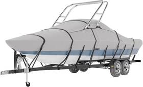 Wt000g Tuszom 900d 100% Waterproof Cover For Ski/wakeboard Tower Boat 22ft-24ft 116 Inch Beam 5511