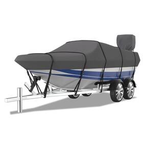 Bc-2v-hull-ssa Umbrauto Boat Cover Heavy Duty 600d Solution-dyed Polyester Waterproof Uv Res
