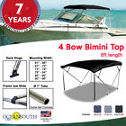 164-bk Us Oceansouth Bimini Top Bow Boat Cover Black Long With