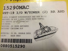 15290mac V 6 Mac Or Tower Cut Double Duck Hull 19 Carver 97119 Boat Outs Cover Vst19 " 11oz