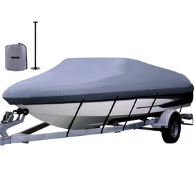 Y25-28118600d21zd Vevor Trailerable Boat Cover Pontoon 25-28 Ft Long 600d Polyester