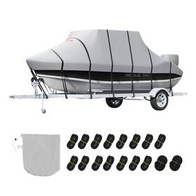 Txdcz600d242kqk7k Vevor T-top Boat Cover 24-26 Ft Center Console Roof 600d Waterproof