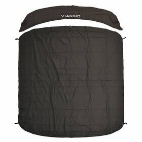 206271 Viaggio Pontoons Boat Power Bimini Canvas 8.5 X 10 Black