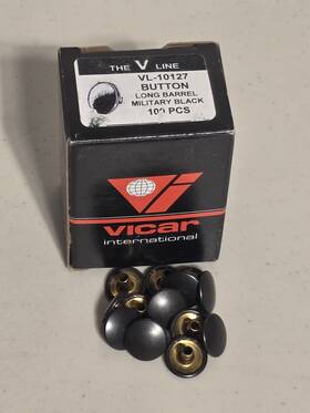 Vl-10127 Vicar Marine Long Barrel Upholstery Button Qty 100/box