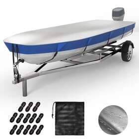 Vinpatio Vt-2jon-12ft Jon Boat Cover 600d Solution-dyed Oxford Fabric 10-12ft Heavy Duty