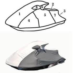 111ws421-vc Watercraft Superstore Custom Storage Cover For Yamaha 2010-2015 Vx Vxr Vxs Ft15-ft16 V1 Sport
