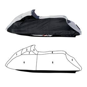 111ws423-vc Watercraft Superstore Custom Storage Cover For Yamaha 2015-2018 Vx All 2017-2018 Gp1800