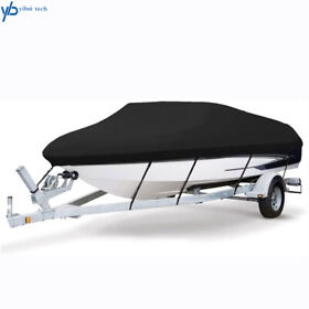 Pn1367943 Waterproof 17-19foot 96 Uv-block Boat Cover 600d Marine Grade For V-hull