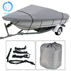 Su609754ku Waterproof Heavy Duty Trailerable Boat Cover Fishing V-hull 11-22ft 210d